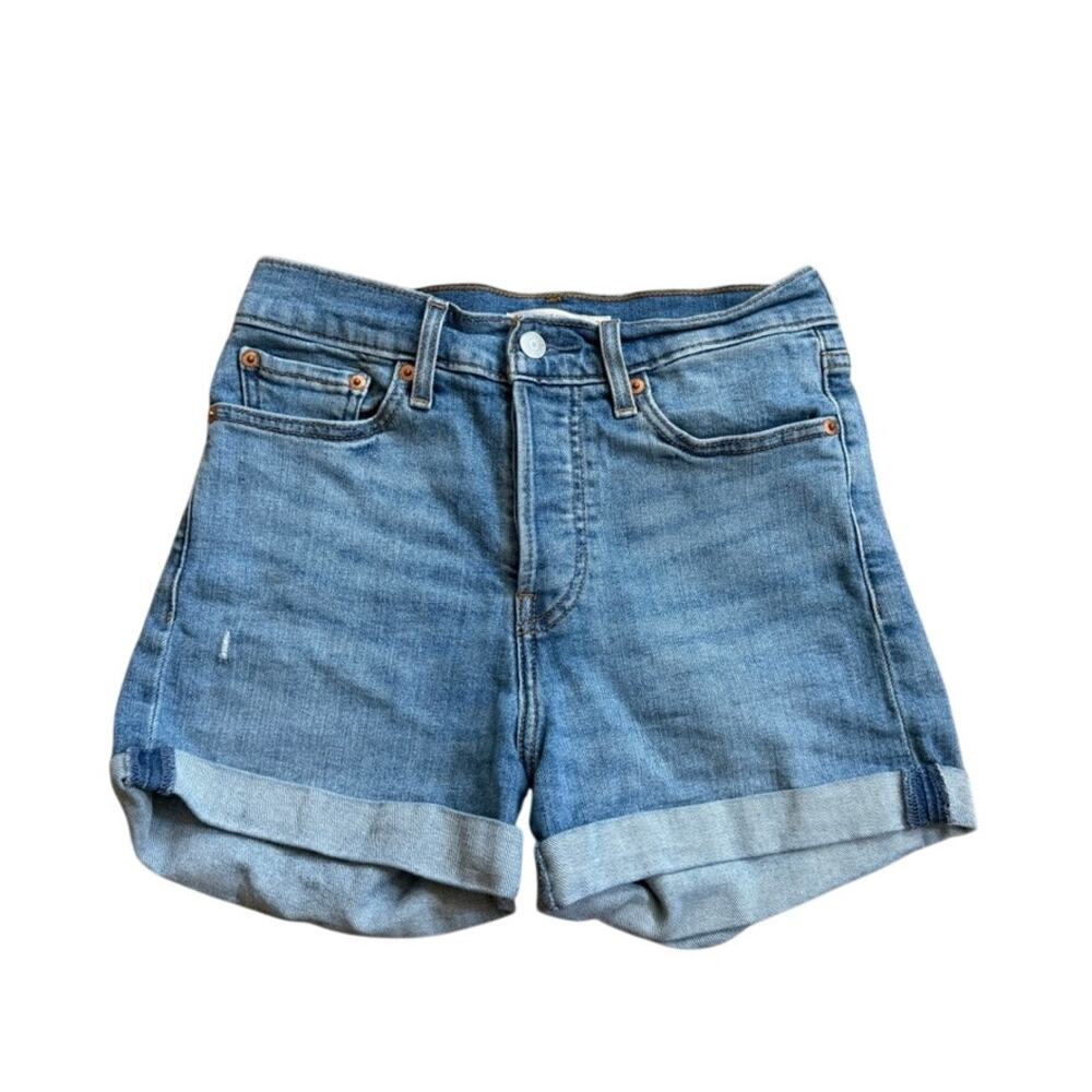 Levi's Wedgie Shorts 27 High Rise Button Fly